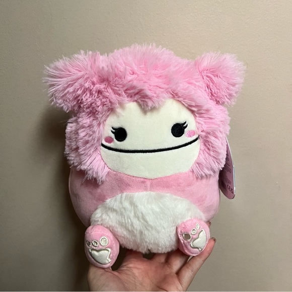Squishmallows Other - NWT 7” Brina the Bigfoot Squishmallow Fuzzy Belly